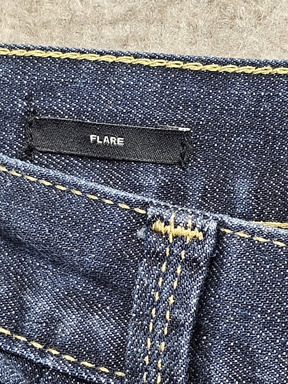 Talbots Y2K Flare Jeans Womens Size 6 Dark Wash Stretch Denim - Picture 4 of 13